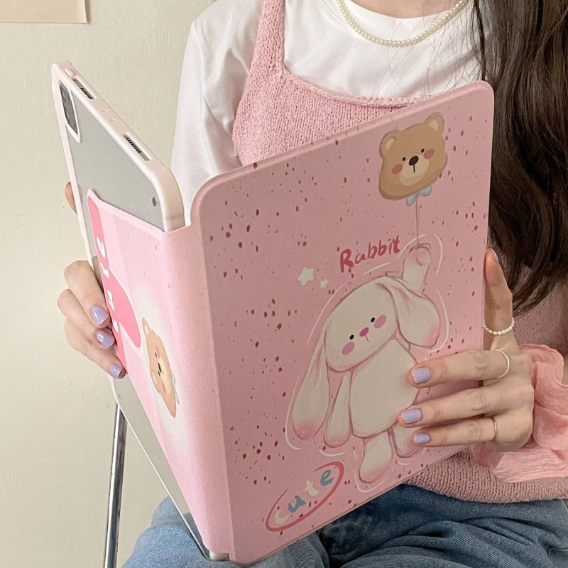 Ốp Lưng Máy Tính Bảng Cho Samsung Galaxy Tab A9 Plus Tab S6 lite 10.4 Inch S7plus / S8plus S9plus / s10plus 12.4inch Tab A7 lite S9 FE + S10ULTRA Kiểu Sách Xoay Được Với Giá Đỡ Bút Chì
