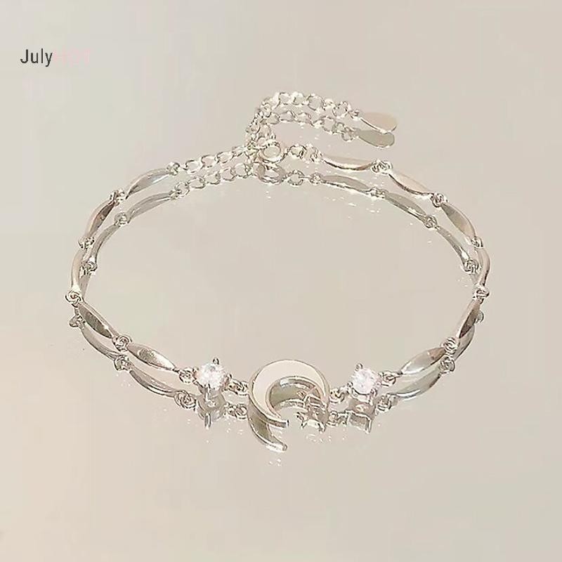 JULYHOT Thời Trang Hoa Anh Đào Vòng Tay Dành Cho Nữ Bé Gái Sáng Bóng Nơ Quyến Rũ Lắc Tay Dự Tiệc Phụ Kiện Trang Sức Quà Tặng Massivedeals