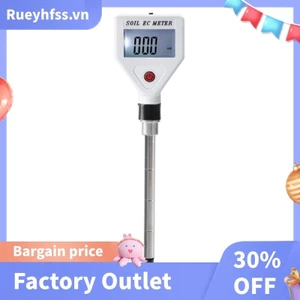 Kiểm tra độ dẫn điện Trồng cây trong chậu Máy đo EC Máy dò nông nghiệp hoa và thực vật -Trắng