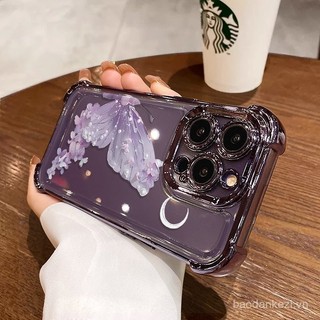 Ốp điện thoại hình bướm bền cho OPPO Reno 13F 11F 12F 10 10Pro 9 9Pro 12Pro 11 11Pro 8 8Pro 8T 7 7SE 7 6 5 Pro 5G Bảo vệ bốn góc