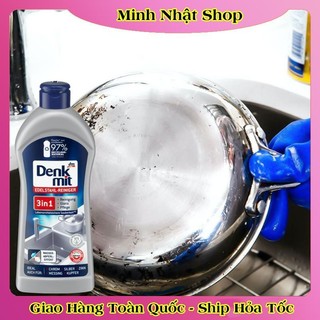 [MẪU MỚI NHẤT] Dung Dịch Tẩy Rửa Inox Denkmit Edelstahlreiniger 3in1 300ml của Đức