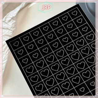 SmallbrainsJr Airbrush Stencil cho móng tay Trái tim nơ Ngôi sao Hoa văn Nhãn dán móng tay rỗng Mẫu cho đầu làm móng tay kiểu Pháp Thiết kế móng tay vn