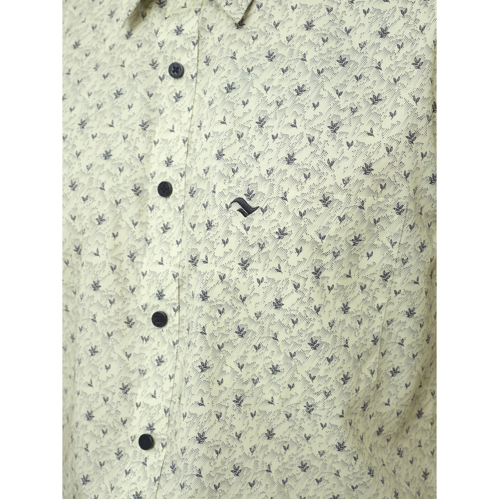 Sơ mi tay ngắn lai ngang VIETTIEN SMART CASUAL vải Bamboo phom REGULAR VT00000383