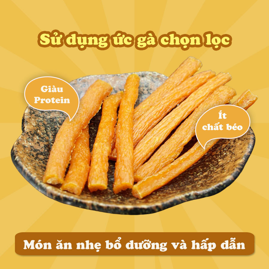 Xúc xích gà sấy 80g DoggyMan