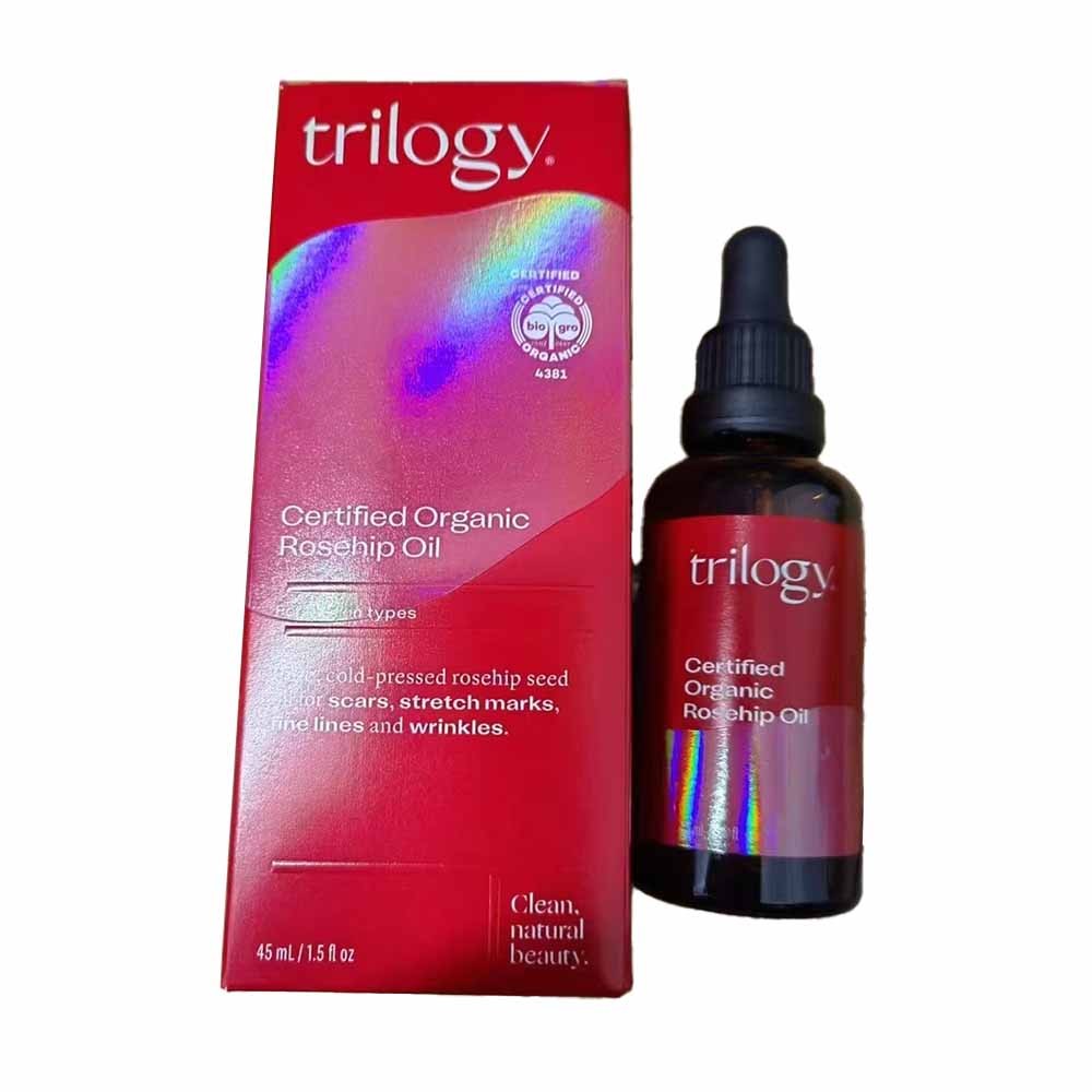 Trilogy Organic Rosehip Oil (45ml) removes wrinkles and moisturizes