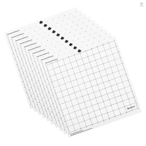 Thảm cắt thay thế bánh quy Thảm dính trong suốt có lưới đo 12 x 12 Inch cho Silhouette Cameo Khám phá Máy vẽ 10 CÁI