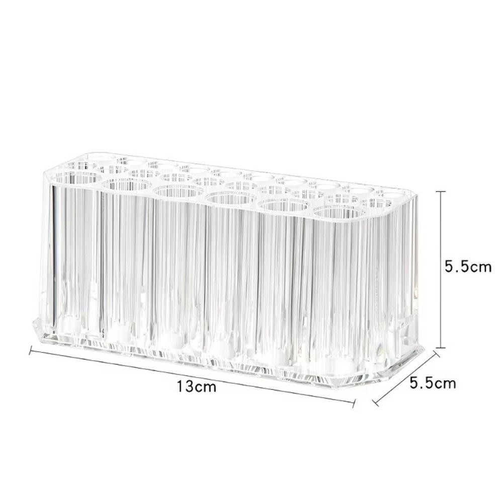 Giá đỡ cọ trang điểm FAVORITEGOODS, Hộp đựng cọ trang điểm bền Acrylic, Hộp đựng bút mỹ phẩm 26 lỗ trong suốt Sử dụng tại nhà