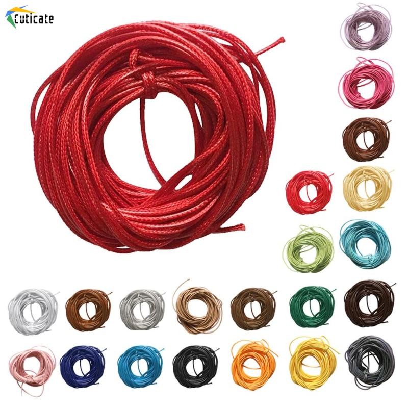 10m Sáp Nylon Macrame Dây Trang Sức Đính Hạt Làm Dây Thủ Công 1.5