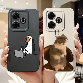 Dành Cho Xiaomi Redmi 13X 2025 Vỏ Hoạt Hình Mèo Thỏ Dễ Thương Mới Redmi13X 4G Bảo Vệ Ống Kính Silicon Mềm Vỏ Điện Thoại