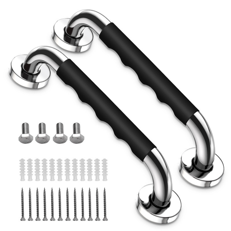 Tay cầm an toàn vệ sinh bồn cầu inox 304, tay vịn cho người cao tuổi, thiết kế bệnh viện