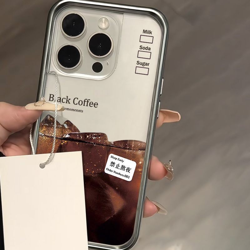 ✨Feng Photo Frame Cà phê Mỹ Thích hợp cho Apple 15plus14promax Vỏ điện thoại iPhonexs121125.5.22