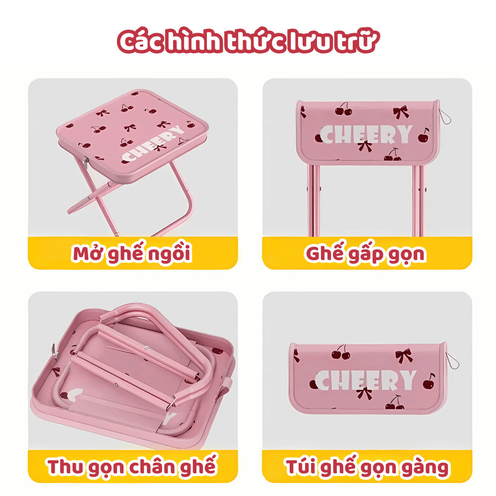 Ghế Gấp Gọn Dạng Túi Mang Đi Du Lịch, Dã Ngoại, Ghế gấp ngoài trời, Ghế cắm trại, Ghế câu cá cầm tay