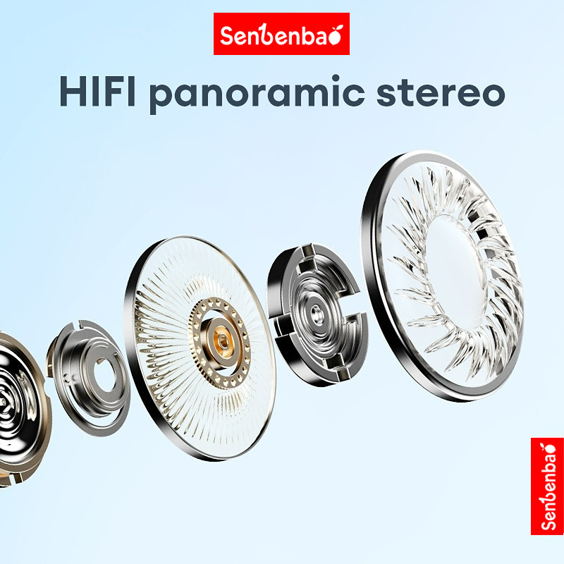 Tai Nghe Bluetooth Fenbenbao LP5 Pro Tai Nghe Thể Thao Khử Tiếng Ồn -38db 360° Âm Thanh Không Gian Bass Tốt