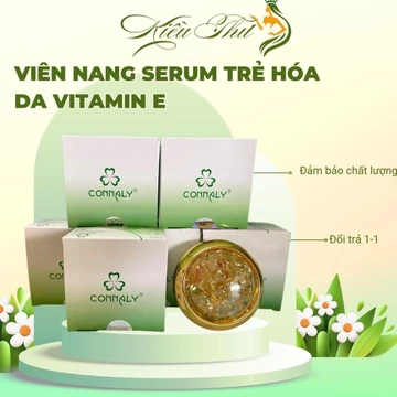 Viên Nang Serum Trẻ Hóa Da Connaly Vitamin E, Trái Cây Tổng Hợp & Bột Gạo - 50 Viên - Nhập Đài Loan - Kiều Thư Store