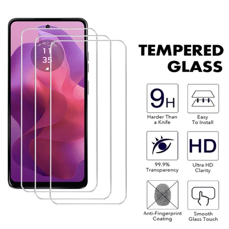 Kính Cường Lực Siêu HD Cho Motorola Moto G Stylus Pure Pro Power Play Fast 5G Plus 2025 2024 2023 2022 2021 2020 Tấm Bảo Vệ Màn Hình Trong Suốt Chống Vân Tay Phim Chống Dầu