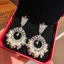 Handmade Phong Cách Mới Thời Trang Hoa Ngọc Trai Zircon Bông Tai Bán Buôn