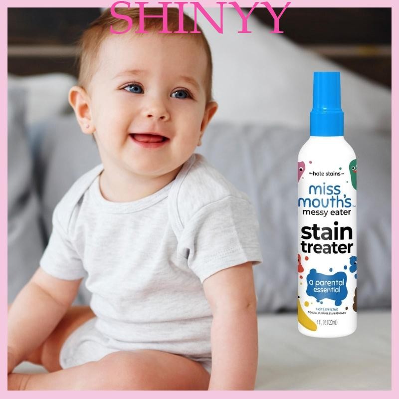 SHI Stain Treatmenter Xịt tẩy vết bẩn cho đồ ăn lộn xộn và quần áo trẻ em mà không cần làm sạch khô
