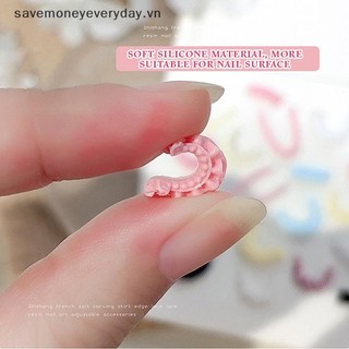 [savemoneyeveryday] 30 Chiếc Màu Sắc Hỗn Hợp Nhựa 3D Mềm Mại Pháp Móng Tay Nghệ Thuật Ren Viền Váy Viền Quyến Rũ Phụ Kiện Cho Móng Tay Làm Móng Tay Đồ Trang Trí [vn]
