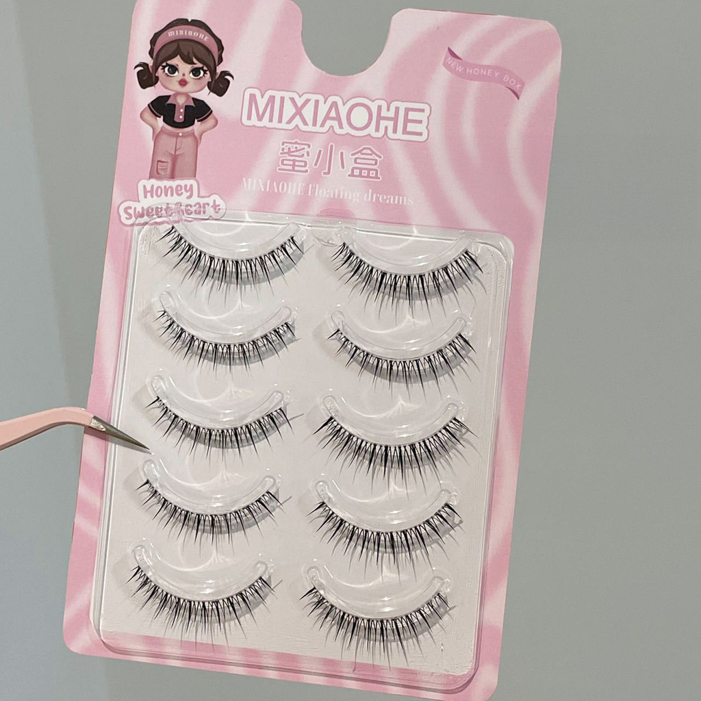 Đen Mô Phỏng Lông Mi Giả Người Phụ Nữ DIY Wispy Dải Lông Mi Món Quà Hoàn Hảo Cho Bé Gái Hoặc Nữ