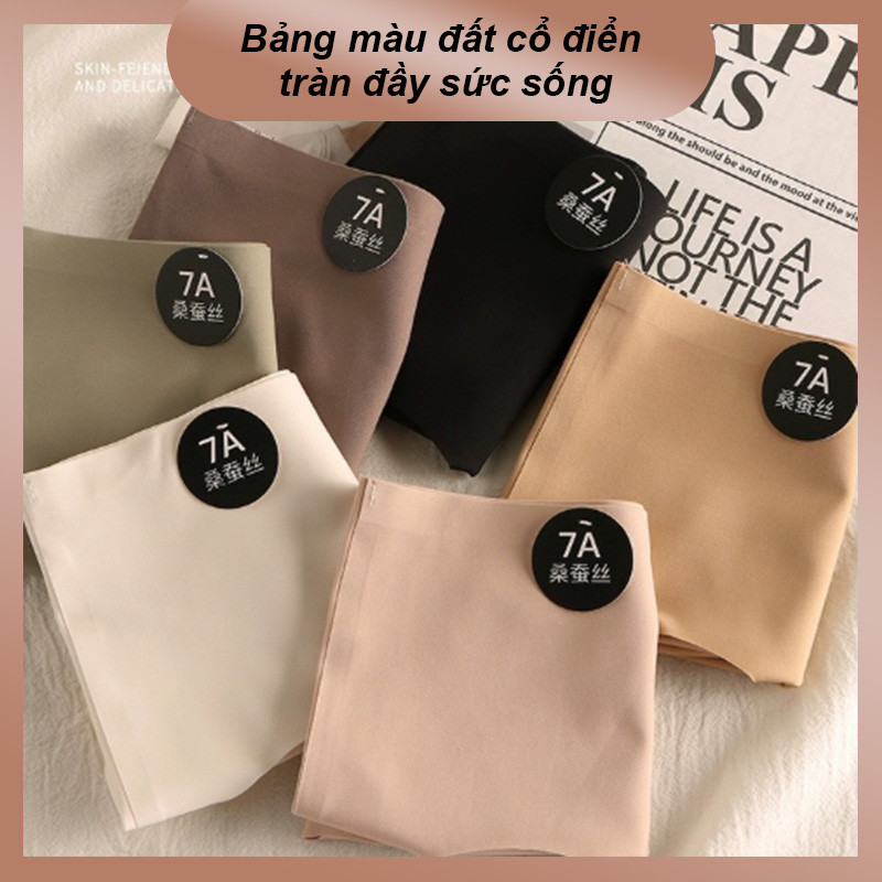 Combo 6 Quần Lót Su Nữ 7A, Không Đường May - Chống Lộ Viền - Kháng Khuẩn, Vải Thun Lạnh Mềm Mại
