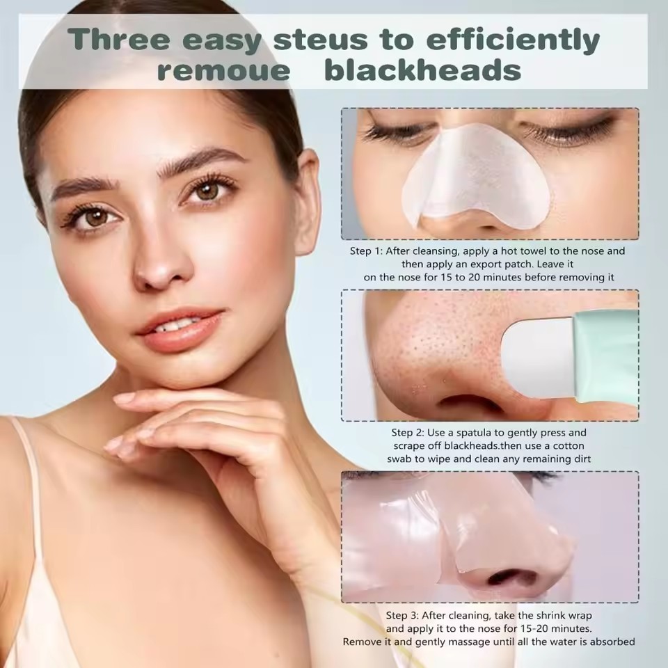 Dụng cụ cạo mụn đầu đen cầm tay làm sạch sâu Loại bỏ mụn đầu trắng Dụng cụ chăm sóc sắc đẹp
