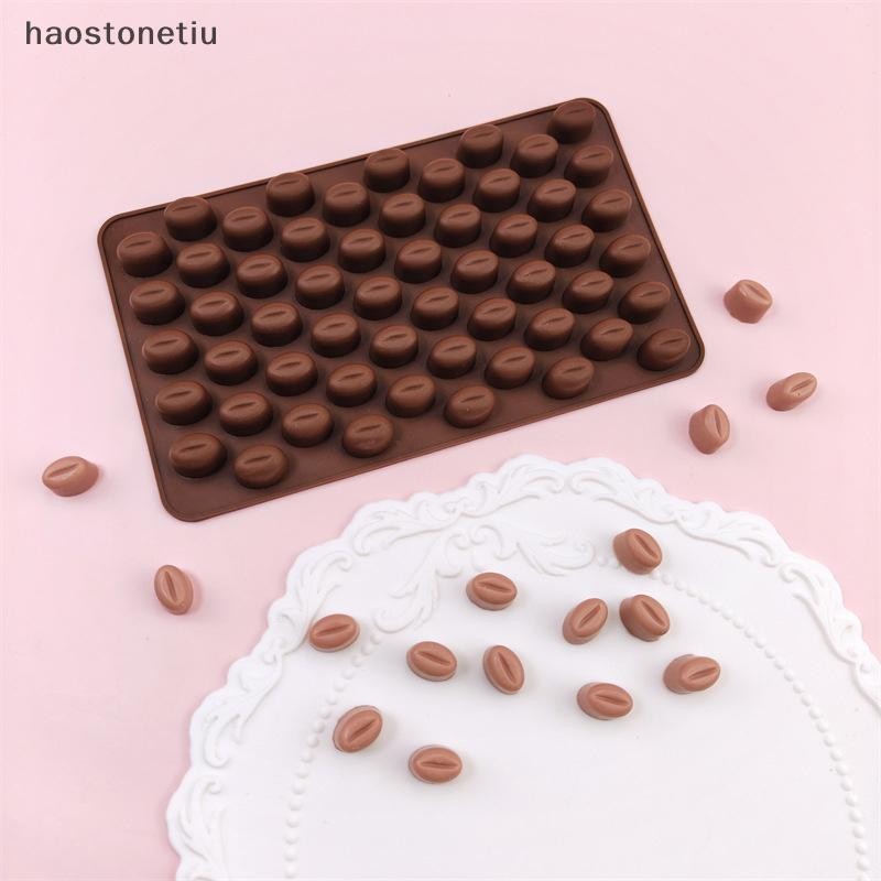HA 7 / 55 Khoang Cà Phê Đậu Sô Cô La Sugarcraft Kẹo Khuôn Silicon Fondant Bánh Trang Trí Nướng Bánh Ngọt Dụng Cụ n