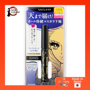 Heroine Make Curl Keep Mascara Base WP - Clear Black & Clear Black Brown (4.5g) - Waterproof Formula with Separating Slim Brush- Direct from Japan