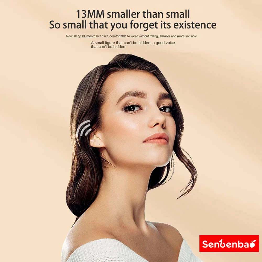 Senbenbao Pro4s + Tws Bluetooth 5.4 Tai nghe không dây Tai nghe giảm tiếng ồn Mini Tai nghe điều khiển bằng cảm ứng