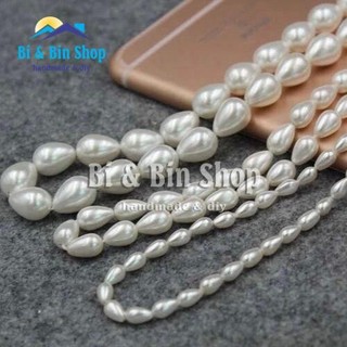 Hạt Trai Chuỗi Ngọc Nhân Tạo Hình Giọt Nước Làm Dây Chuyền, Vòng Tay, Trang sức Thủ Công