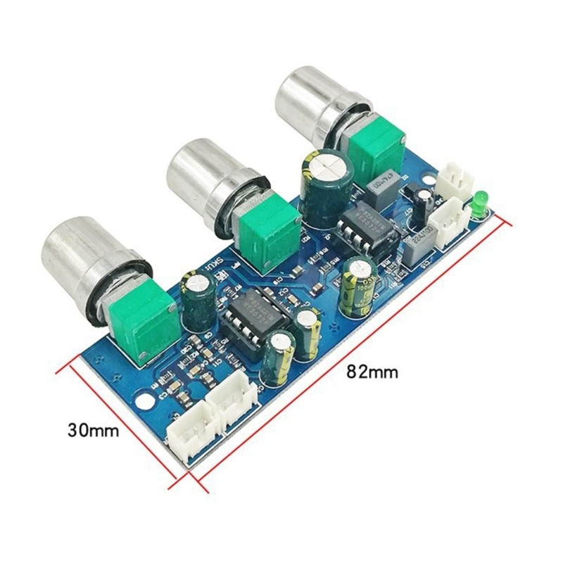 Bảng điều khiển Preamp loa siêu trầm exhila NE5532 với điều chỉnh âm trầm thụ động và Treble