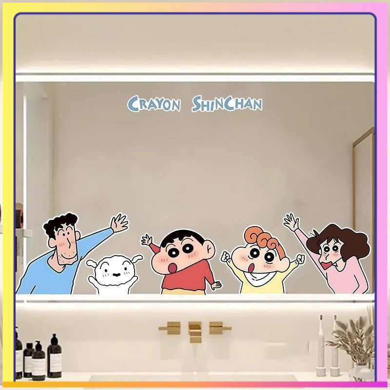 Bộ nhãn dán Crayon Shin-chan chống nước, dùng cho hành lý, xe hơi, xe máy, tường, tủ lạnh, VRNB