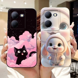 Ốp Bảo Vệ Toàn Diện Cho Vivo Y36 4G V2247 / Y36 5G V2248 / Y27S 4G V2322 / Y27 5G V2302 / Y77T 5G Vỏ Mềm Hoạt Hình Dễ Thương