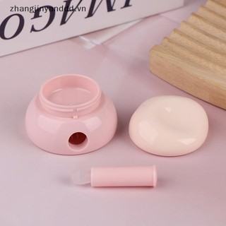 # yanddd # 3.5g Mỹ Phẩm Lọ Rỗng Chậu Trang Điểm Chăm Sóc Da Hộp Kem Mặt Hộp Son Dưỡng Môi Có Thìa Silicon Chai Có Thể Đổ Lại.
