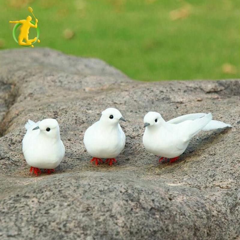 Handmade Sống Động Như Thật Bồ Câu Dove Sân Vườn Ngoài Trời Sân Ao Trang Trí Tượng Thủ Công