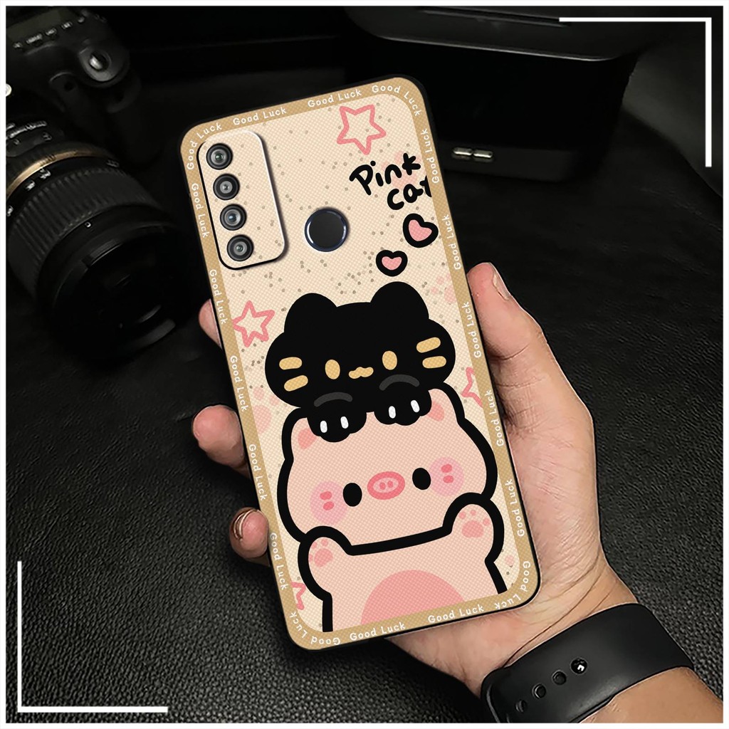 Ốp Điện Thoại Chống Sốc Graffiti Cho Vsmart Live4 Ốp Lưng Chống Bụi Dễ Thương Bọc Toàn Bộ Silicon Chống Thấm Nước Bền TPU Bảo Vệ Túi Điện Thoại Vỏ Mềm Động Vật Hoạt Hình Chống Va Đập