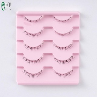 Năm cặp lông mi dưới thân trong suốt đa phong cách, mô phỏng tự nhiên Lông mi dưới mài Nhật Bản, lông mi mềm tự nhiên