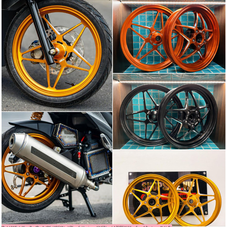 VÀNH MÂM CNC FORGED RIM KINGSPEED KSSTARCL-01 VARIO 150 / CLICK 125 ...