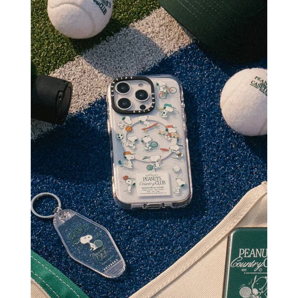 CASETiFYX Peanuts Impact Vỏ hút từ tính trong suốt cho iPhone 16 / 15 / 14 / 13 Pro Max | Mặt sau Acrylic bảo vệ quân sự với bao bì cao cấp