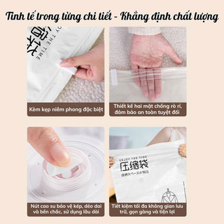 Combo Túi Hút Chân Không Quần Áo Chăn Gối Myd.23
– Nén Gọn, Chống Mùi Ẩm