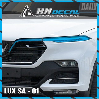 Decal dán mí đèn xe vinfast LUX SA nhiều màu sắc lựa chọn