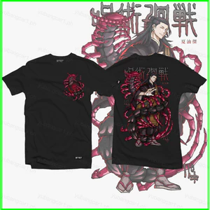 Áo thun cosplay YB1 Jujutsu Kaisen Suguru Geto, unisex, tay ngắn, thời trang plus size