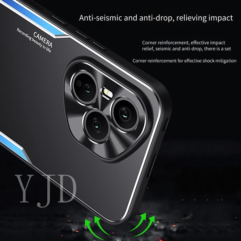 Ốp Lưng Cho Honor 400 Pro Hợp Kim Nhôm Kim Loại Bao Gồm Tất Cả Vỏ Điện Thoại Chống Rơi