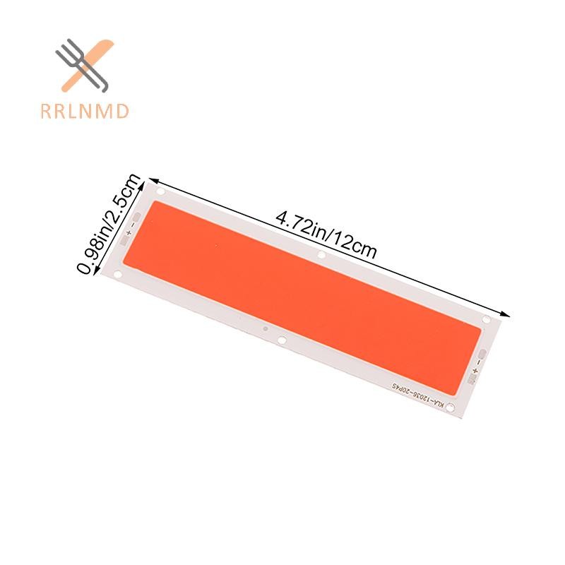RRLNMD 120x36MM DC 12V LED COB 10W Chip Nguồn Ánh Sáng Dải Bóng Đèn Bảng Lạnh Trắng Tự Nhiên Trắng Ấm Trắng Xanh Đỏ Cho DIY Đèn Ô Tô MỚI