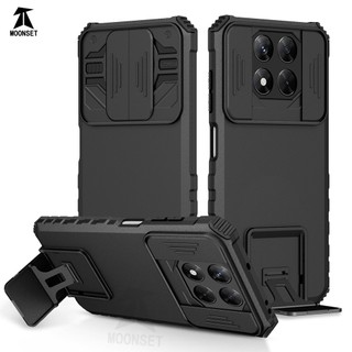 Dành Cho Redmi Note 14 Pro 4G / 5G Ốp Lưng Có Trượt Camera Chân Đế Chống Sốc Bảo Vệ Siêu Mỏng