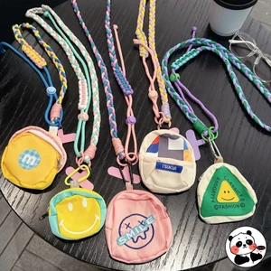 Dây buộc điện thoại đa năng có ví đựng tiền xu Dây đeo móc khóa bện cổ tay có thẻ Tether Chống mất Điện thoại di động Móc khóa Vòng đeo tay