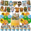 ST2 Ý Brainrot Tung Sahur chủ đề tiệc biểu ngữ bong bóng trang trí Caketopper đạo cụ cung cấp TS2
