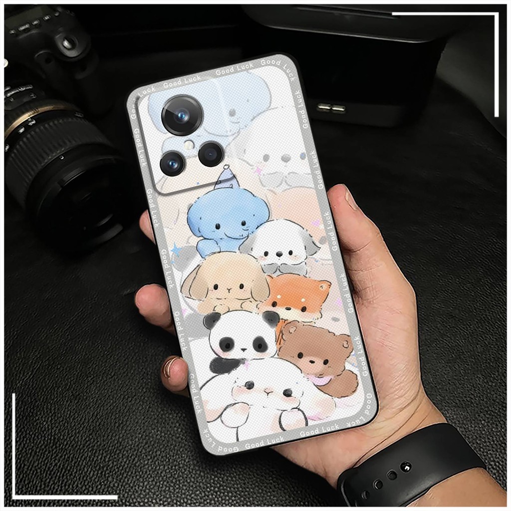 Phim Hoạt Hình Động Vật Ốp lưng OPPO Realme GT2 5G Explorer Master Chống Bụi Bảo Vệ Chống Thấm Nước Silicon Mềm Chống Va Đập Túi Điện Thoại Bọc Toàn Bộ Ốp Lưng TPU Dễ Thương