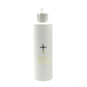 Bình nước thánh Kitô giáo hàng đầu 250ml vàng rỗng cho ngăn rỗng chữ thập