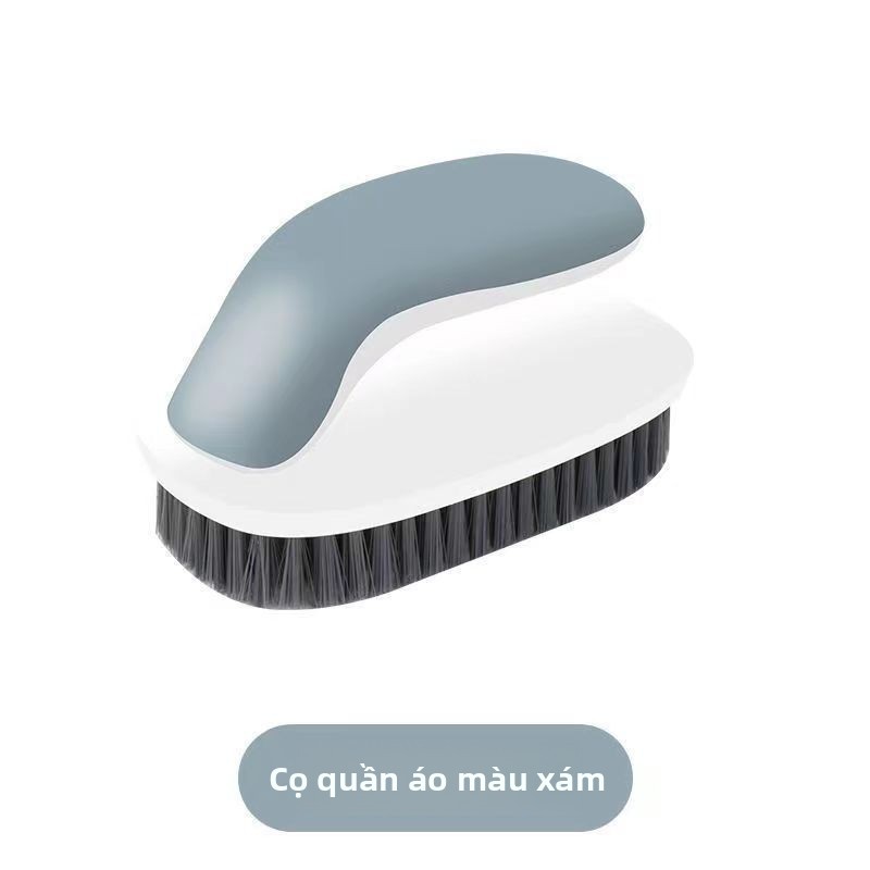 Product image Bàn chải giày lông mềm, công cụ giặt giũ quần áo gia đình, bàn chải đặc biệt không làm hỏng, bàn chải giày đa chức năng Xám trắng [bàn chải quần áo]
