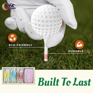 Dovewill Wood Golf Tee Dụng cụ hỗ trợ đào tạo Phụ kiện chơi gôn hiệu suất cao cho phạm vi lái xe Thực hành ngoài trời Tăng cường ổn định